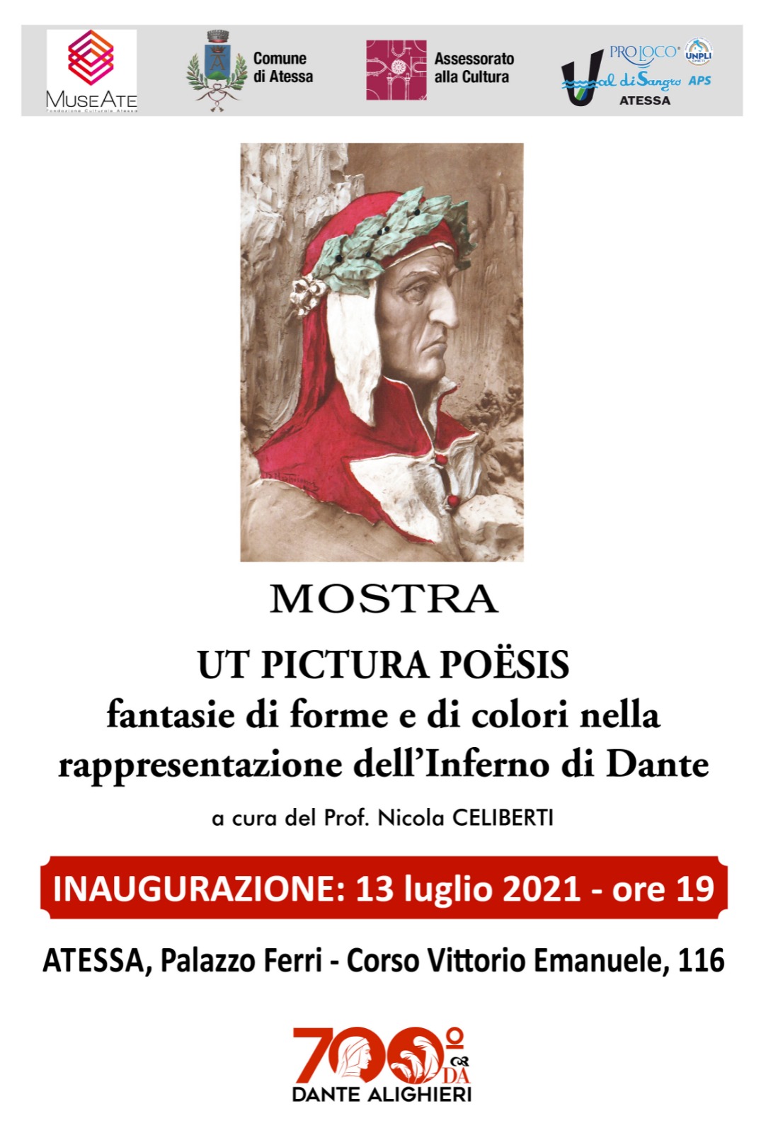 locandina mostra dante